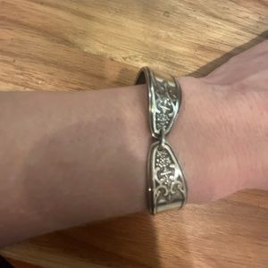 Vintage Sterling Silver Bracelet Plated